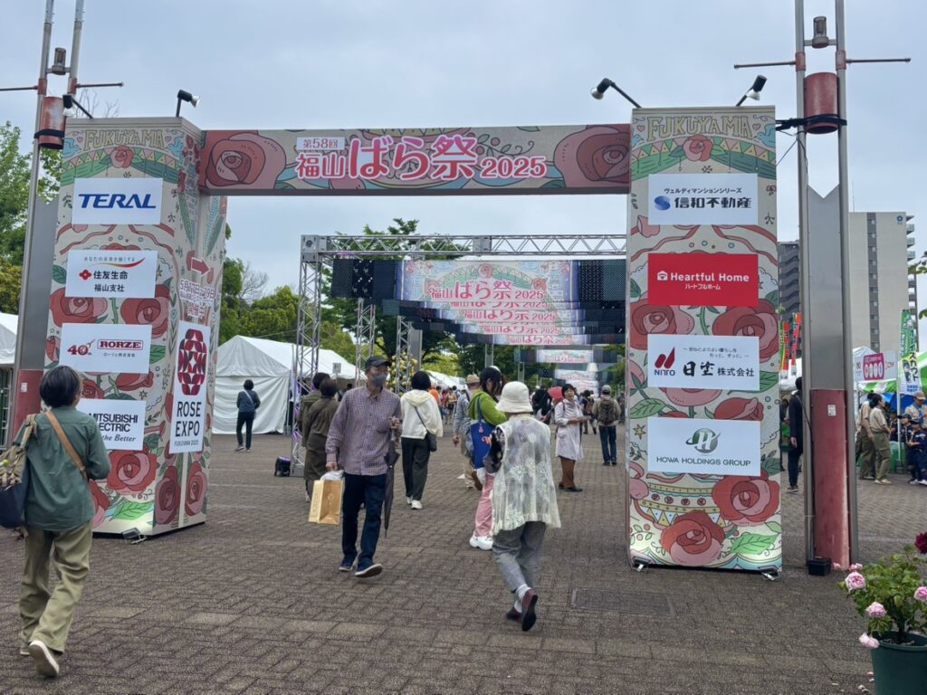 第58回福山ばら祭2025 審査員席の設営と音響オペレーション