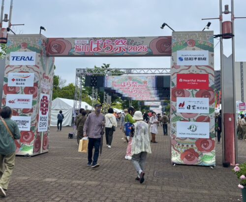 第58回福山ばら祭2025 審査員席の設営と音響オペレーション