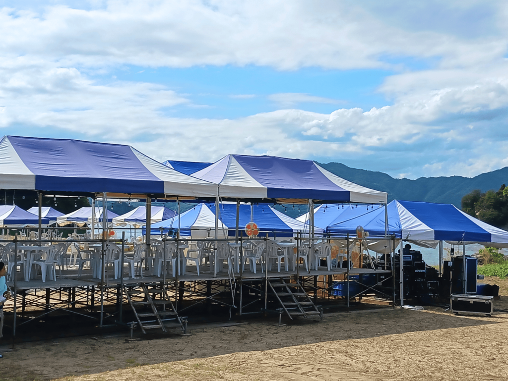 Shimanami Beach Fes2025 会場設営