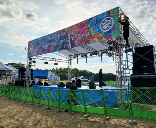Shimanami Beach Fes2025 会場設営