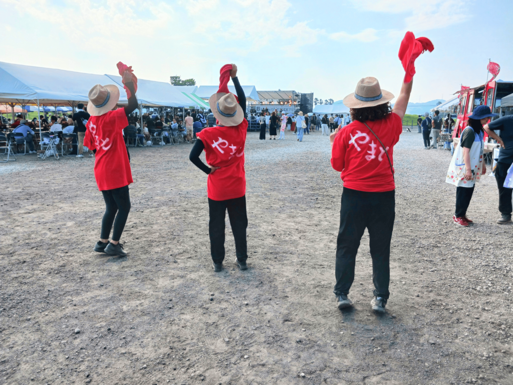 Evolvin GOLF ROCK FES 会場設営