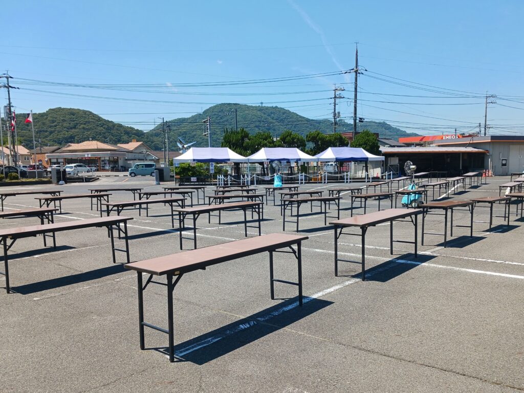 キャステム 夏祭り2025 会場設営