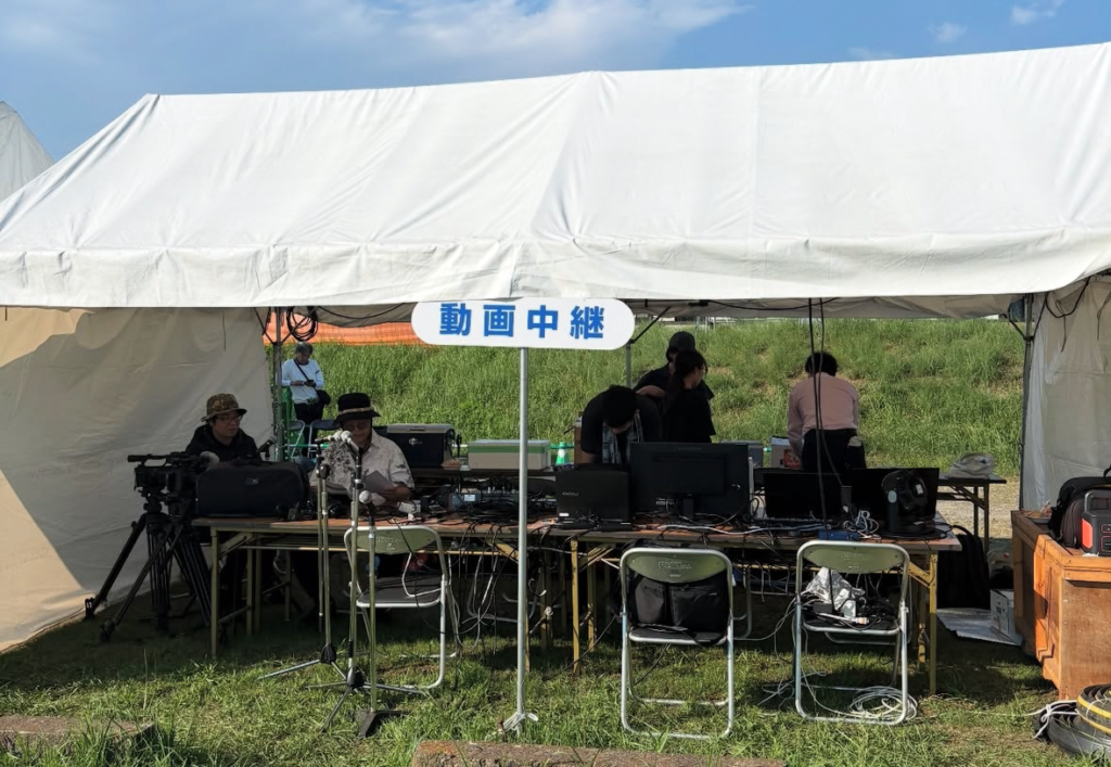 福山夏まつり2025 あしだ川花火大会 ライブ配信・会場設営