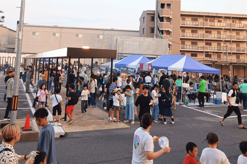 ホーコス夏祭り 会場設営