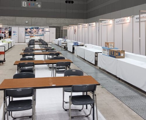 クラハシ展示商談会2025 会場設営