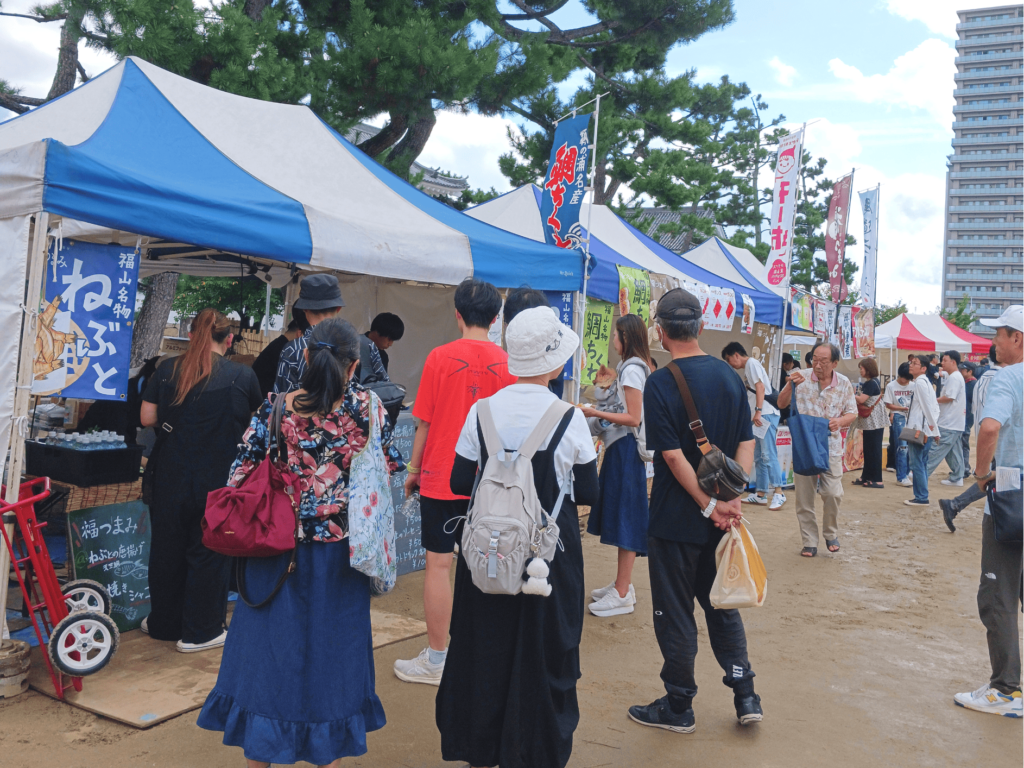 福山城酒肴祭 会場設営・音響オペレーション