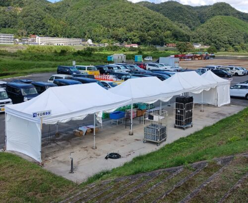 みよし市民花火まつり2025 会場設営