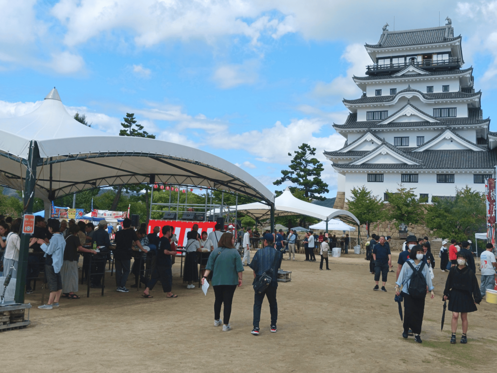 福山城酒肴祭 会場設営・音響オペレーション