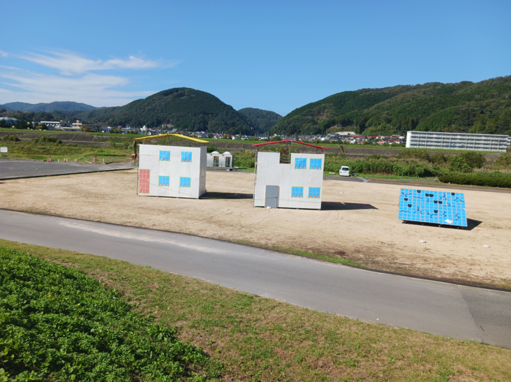 令和7年度総合防災訓練 会場設営