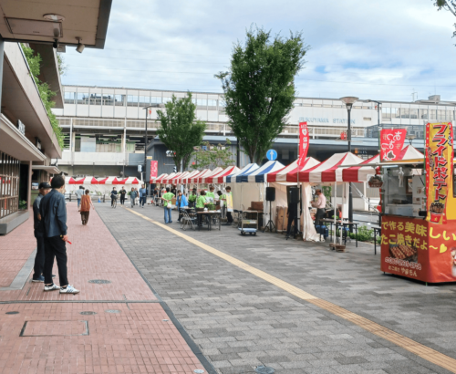 OPEN STREET FUKUYAMA 2025 会場設営・AED体験ブース