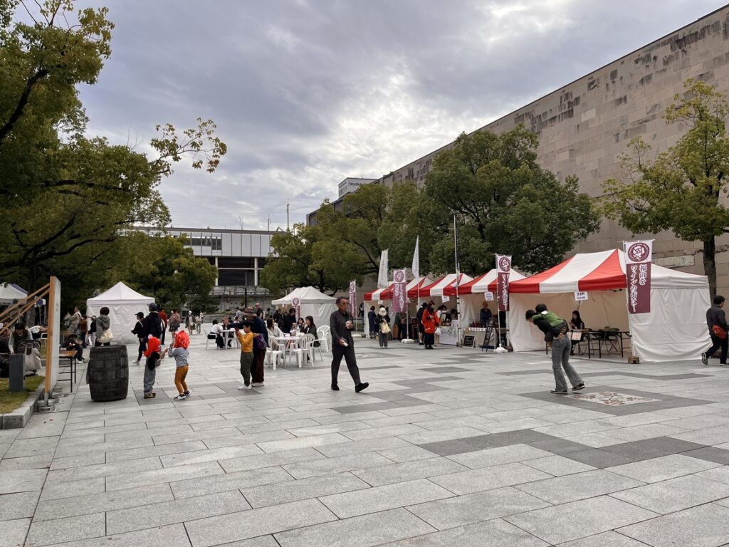 第8回備後フィッシュフェス＆備後福山ワインフェス2025 会場設営