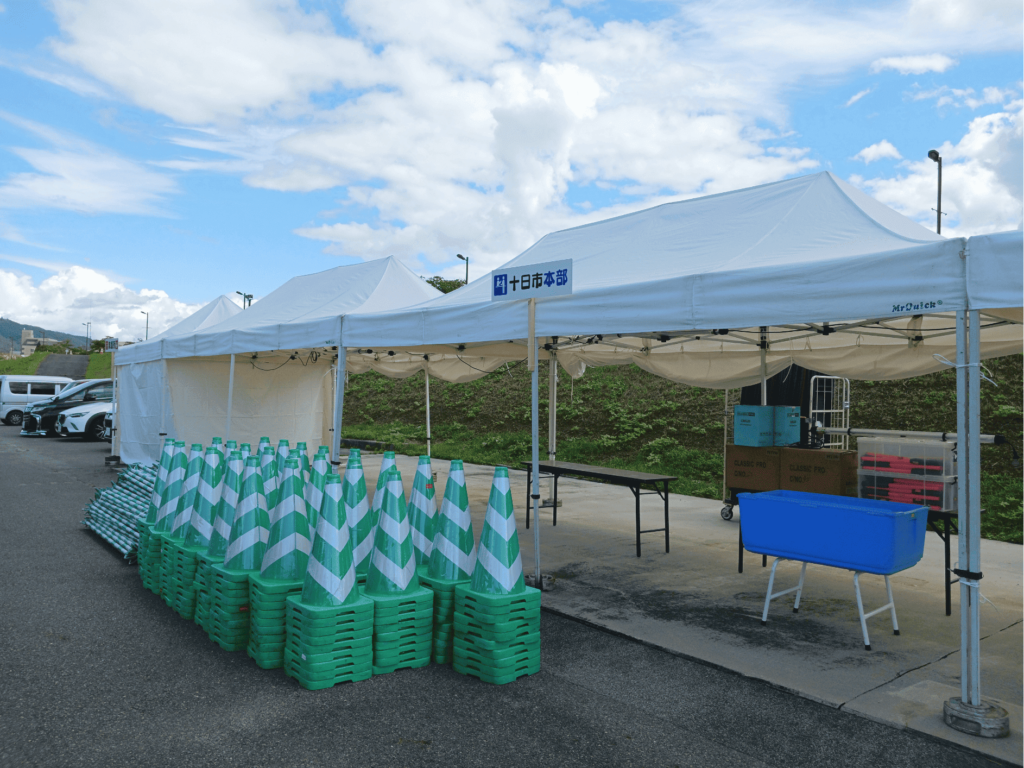 みよし市民花火まつり2025 会場設営
