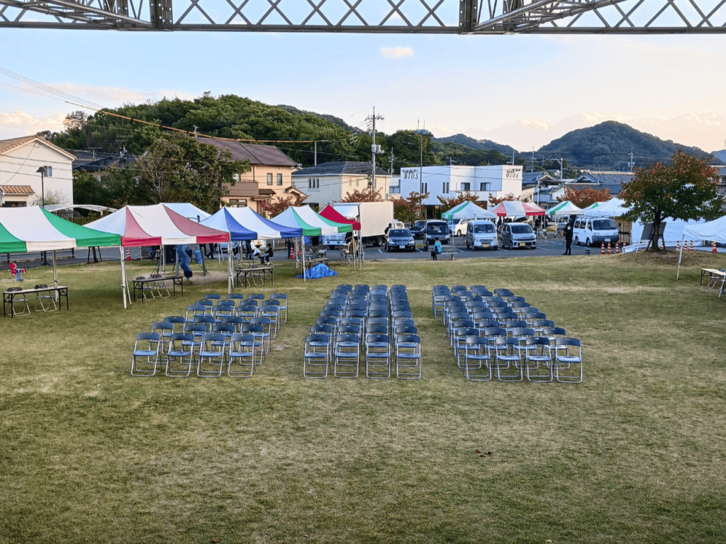 第32回 にこぴんしゃん祭り 会場設営