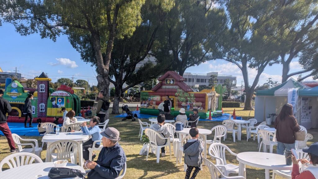 世界ばら会議福山大会メモリアルイベント 会場設営