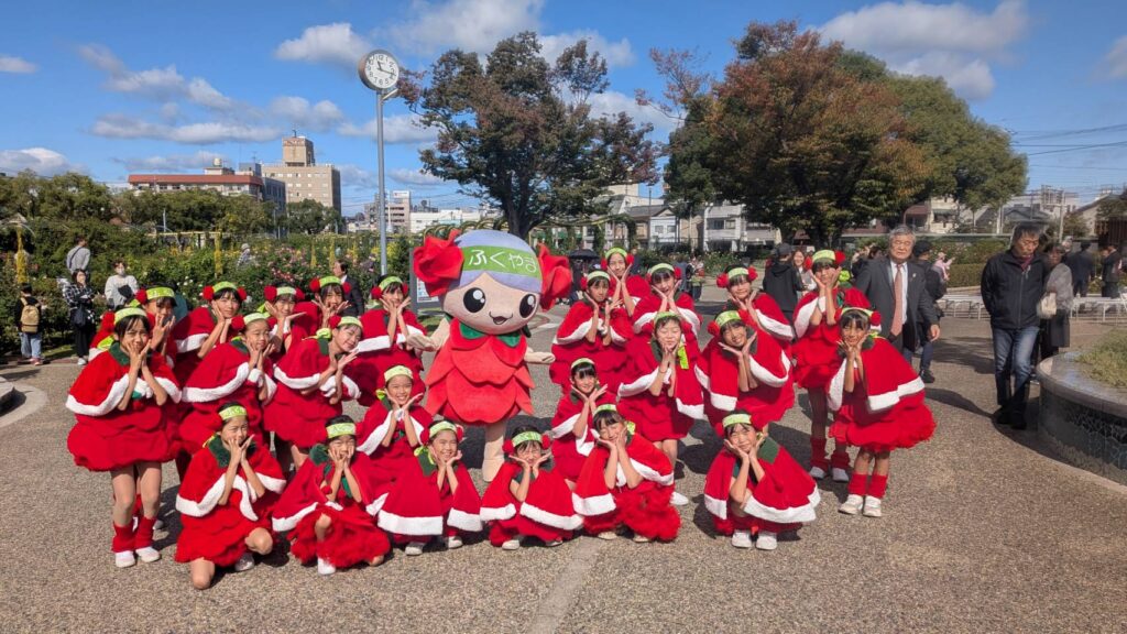 世界ばら会議福山大会メモリアルイベント 会場設営