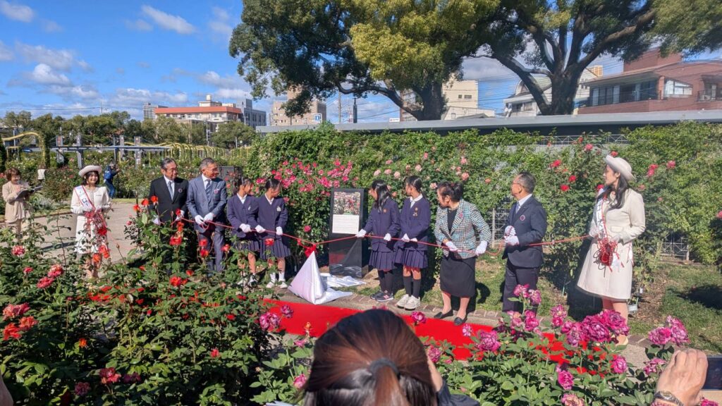 世界ばら会議福山大会メモリアルイベント 会場設営