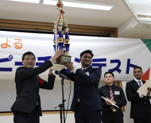 第33回 外国人留学生による日本語スピーチコンテスト 事務局運営・会場設備・映像送出