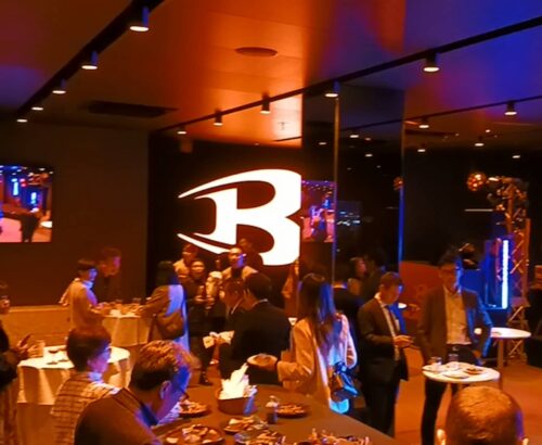 The BURTLE Grand Opening Reception 会場設備・運営・映像中継