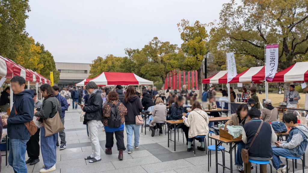 World Wine Wedge Japan　ワンタッチテント搬入