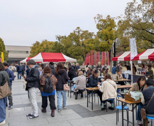 World Wine Wedge Japan　ワンタッチテント搬入