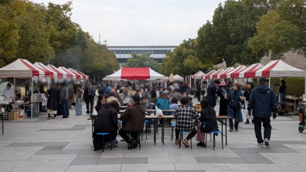 World Wine Wedge Japan　ワンタッチテント搬入