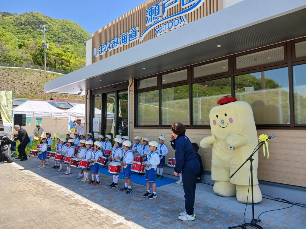 瀬戸田PA リニューアルオープン記念式典 会場設営・運営サポート