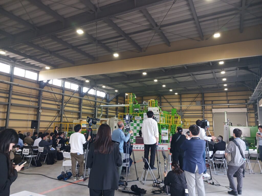 株式会社イー・アール・ジャパン様 廃太陽光パネルリサイクル工場 修祓式・竣工式　会場設備