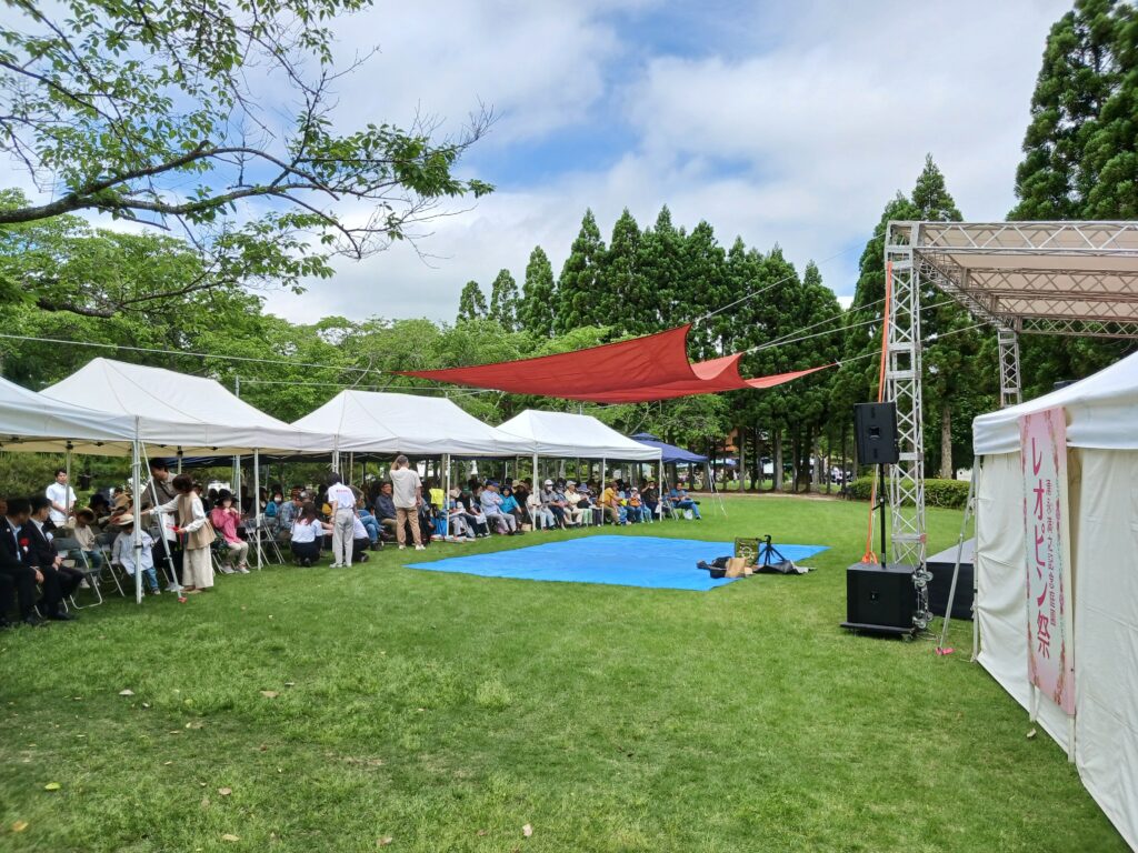 レオピン祭 会場設営