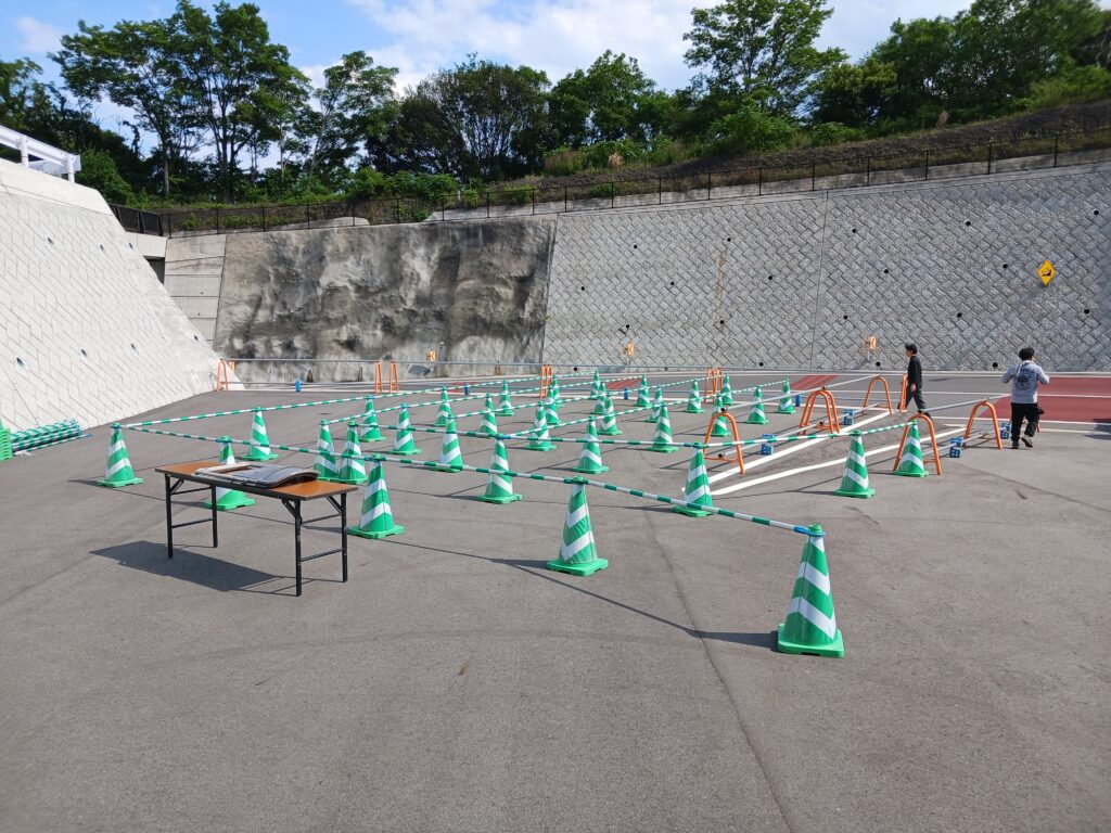 福山鞆の浦弁天島花火大会　会場設営
