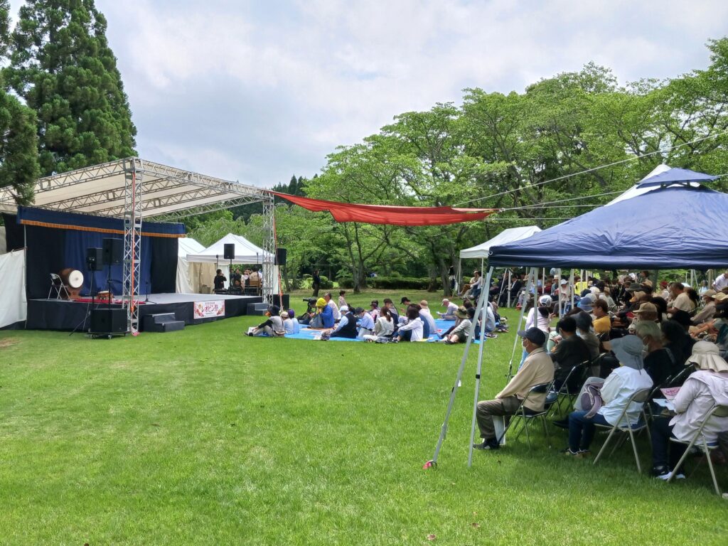レオピン祭 会場設営