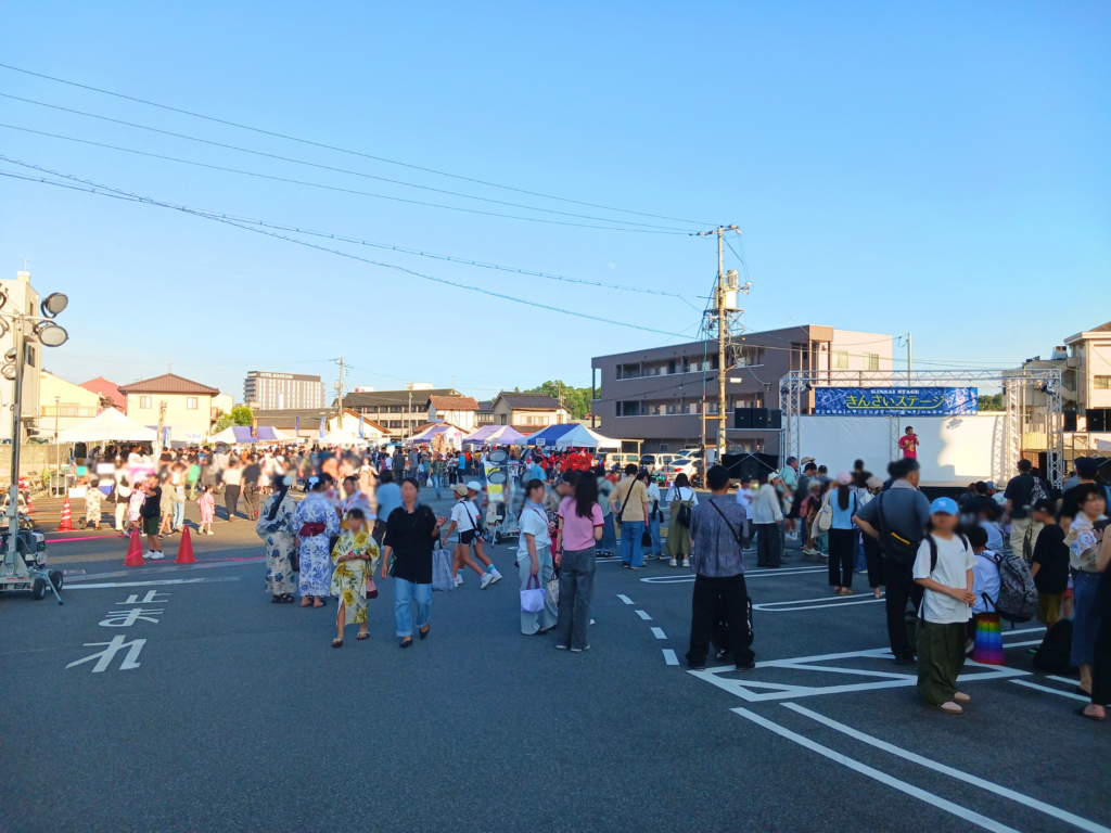 第48回 三次きんさい祭 会場設営