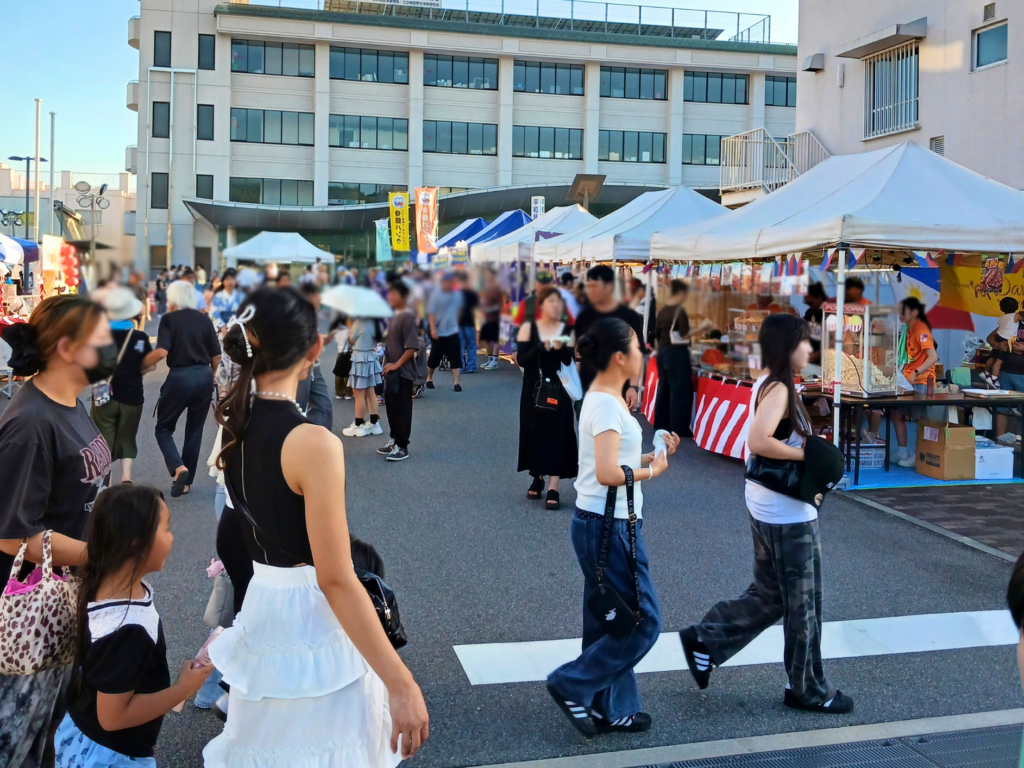 第48回 三次きんさい祭 会場設営