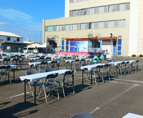 キャステム 夏祭り2026 会場設営