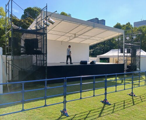 フクヤマニメ9 ステージ設営・音響オペレーション・映像投影